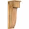 Ekena Millwork Del Monte Rough Sawn Corbel w/Backplate, Western Red Cedar, 8"W x 10"D x 26"H COR08X10X26DEL01RWR - alternate 1